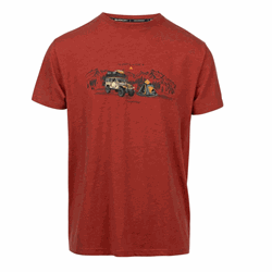 Trespass T-shirt med motiv Horton - Burnt Sienna
